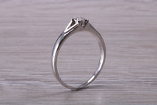 Load image into Gallery viewer, Dainty Diamond set White Gold Ring