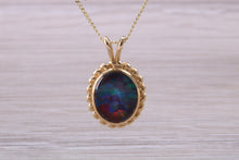 Load image into Gallery viewer, Very Fiery Natural Opal Necklace
