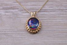 Load image into Gallery viewer, Very Fiery Natural Opal Necklace