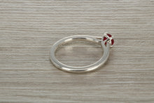 Load image into Gallery viewer, Natural Ruby Solitaire Ring