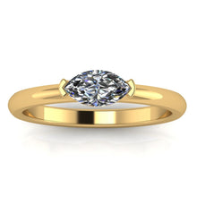 Load image into Gallery viewer, Half carat Certified Marquise cut Diamond Solitaire, Available in Gold or Platinum
