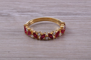 Beautiful Ruby and Diamond Eternity Ring