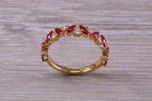 Load image into Gallery viewer, Beautiful Ruby and Diamond Eternity Ring