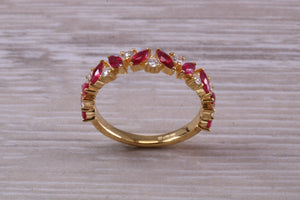 Beautiful Ruby and Diamond Eternity Ring