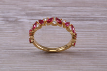 Load image into Gallery viewer, Beautiful Ruby and Diamond Eternity Ring