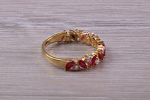 Load image into Gallery viewer, Beautiful Ruby and Diamond Eternity Ring