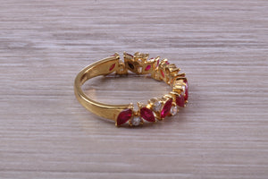 Beautiful Ruby and Diamond Eternity Ring