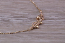 Load image into Gallery viewer, Yellow Gold Diamond Look C Z set Necklace