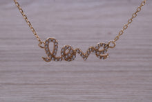 Load image into Gallery viewer, Yellow Gold Love Necklace