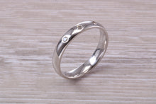 Load image into Gallery viewer, 3.50 mm Wide Diamond set Platinum Wedding Band