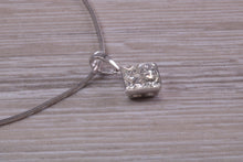 Load image into Gallery viewer, One carat Natural Diamond set 18ct White Gold Necklace