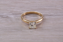 Load image into Gallery viewer, Classic One carat Princess cut Diamond Solitaire, Simple and Elegant Design