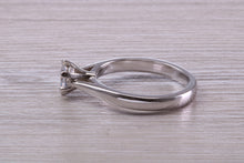 Load image into Gallery viewer, Two carat Mossainte Platinum Solitaire