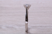 Load image into Gallery viewer, Two carat Mossainte Platinum Solitaire