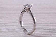 Load image into Gallery viewer, Two carat Mossainte Platinum Solitaire