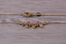 Load image into Gallery viewer, Yellow Gold Diamond Look C Z set Necklace