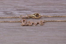 Load image into Gallery viewer, Yellow Gold Love Necklace