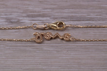 Load image into Gallery viewer, Yellow Gold Love Necklace
