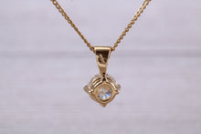 Load image into Gallery viewer, Simple and Elegant 0.70 carat Certified Diamond Solitaire Necklace