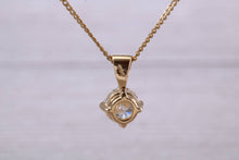 Load image into Gallery viewer, Simple and Elegant Half carat Diamond Solitaire Necklace, Available in Your Choice of Metals