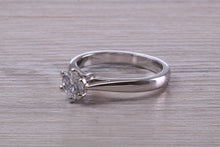 Load image into Gallery viewer, Two carat Mossainte Platinum Solitaire
