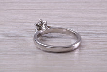 Load image into Gallery viewer, Two carat Mossainte Platinum Solitaire