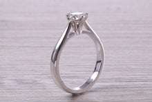 Load image into Gallery viewer, Two carat Mossainte Platinum Solitaire