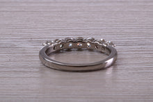 Load image into Gallery viewer, One carat Traditional Diamond set Platinum Eternity Ring