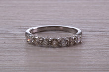 Load image into Gallery viewer, One carat Traditional Diamond set Platinum Eternity Ring