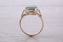 Load image into Gallery viewer, Stunning Oval cut Opal set in Solid Yellow Gold Ring