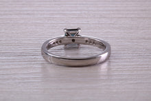 Load image into Gallery viewer, Blue Sapphire and Diamond set Platinum Ring