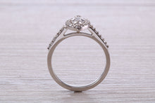 Load image into Gallery viewer, Halo set Marquise Cut Certified Diamond Engagement Ring