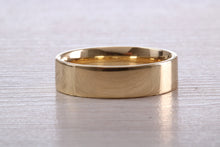 Load image into Gallery viewer, Gents 6 mm Wide Diamond set Yellow Gold Wedding Band