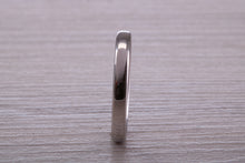 Load image into Gallery viewer, Simple Traditional 2 mm wide Court Profile Platinum Band