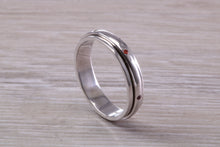 Load image into Gallery viewer, Multi Gemstones set Spinning Band in 9ct White Gold