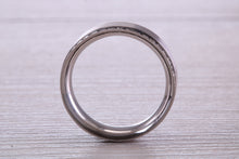 Load image into Gallery viewer, 7 mm Wide Full Circle Diamond set White Gold Band