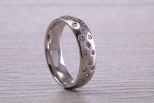 Load image into Gallery viewer, 5 mm wide Sparkle Diamond set White Gold Unisex Band