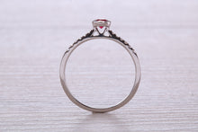 Load image into Gallery viewer, Petite and Dainty Ruby and Diamond Ring