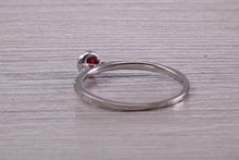 Load image into Gallery viewer, Petite and Dainty Ruby and Diamond Ring