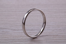 Load image into Gallery viewer, Simple Traditional 2 mm wide Court Profile Platinum Band
