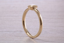 Load image into Gallery viewer, 0.70 carat Emerald Cut Diamond set 18ct Yellow Gold Solitaire