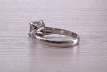 Load image into Gallery viewer, Over One Carat Certified Asscher cut E VS 1 Graded GIA Certified Diamond set Platinum Solitaire