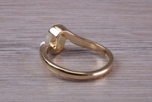 Load image into Gallery viewer, Oval cut Natural Opal set Yellow Gold Ring