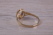 Load image into Gallery viewer, Oval cut Natural Opal set Yellow Gold Ring