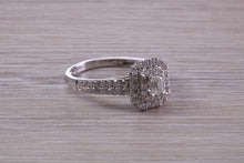 Load image into Gallery viewer, One carat Diamonds set 18ct White Gold Bridal Rings
