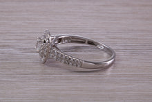 Load image into Gallery viewer, One carat Diamonds set 18ct White Gold Bridal Rings