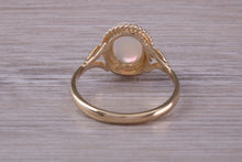 Load image into Gallery viewer, Oval cut Natural Opal set Yellow Gold Ring