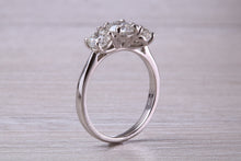 Load image into Gallery viewer, 1.50 carat Diamond set Platinum Trilogy Ring