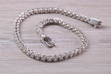 Load image into Gallery viewer, Beautiful 4.50 carat Diamond set White Gold Tennis Bracelet