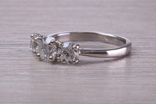 Load image into Gallery viewer, 1.50 carat Diamond set Platinum Trilogy Ring